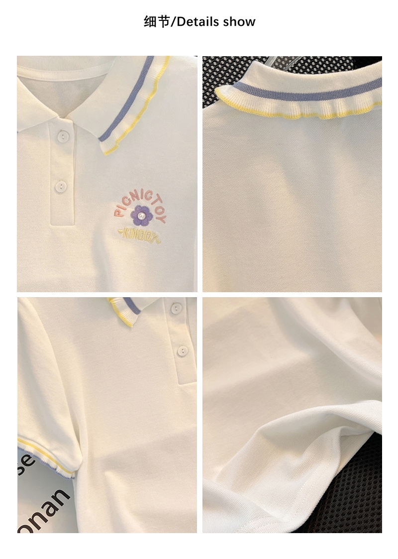 24HA86.20 - POLO BÉ GÁI SIZE ĐẠI