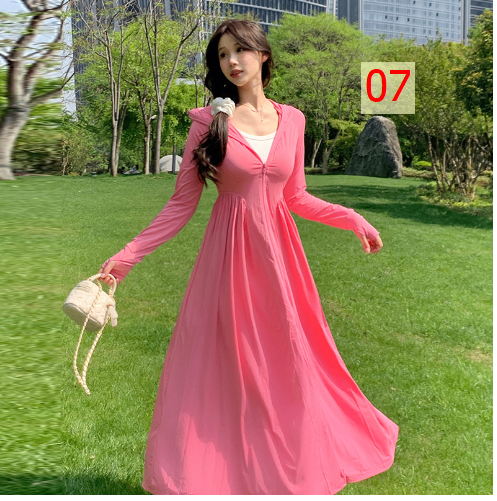 24HA86.05 - VÁY CHỐNG NẮNG DÁNG DÀI