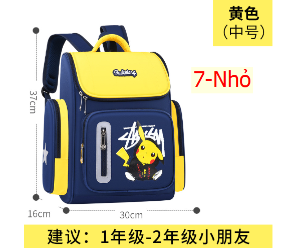 24HA96.22 - BA LÔ CHỐNG GÙ KHÔNG THẤM NƯỚC TIỂU HỌC