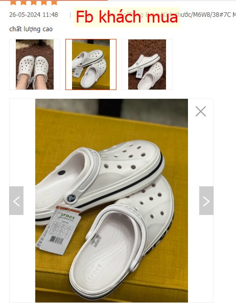 24HA106.16 - SỤC CROCS NAM NỮ