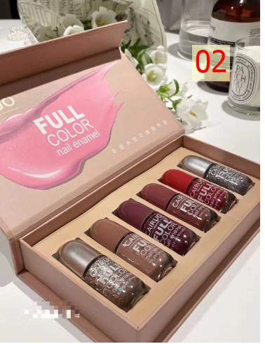 24HA116.26 - FULLBOX 6 LỌ SƠN MÓNG TAY CAIRUO NEW COLOR