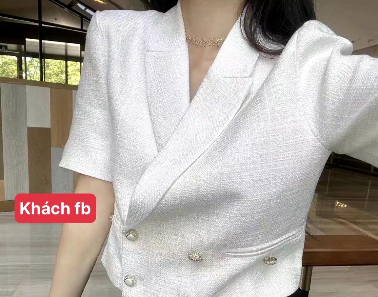 24HA116.31 - ÁO VEST LỬNG NỮ
