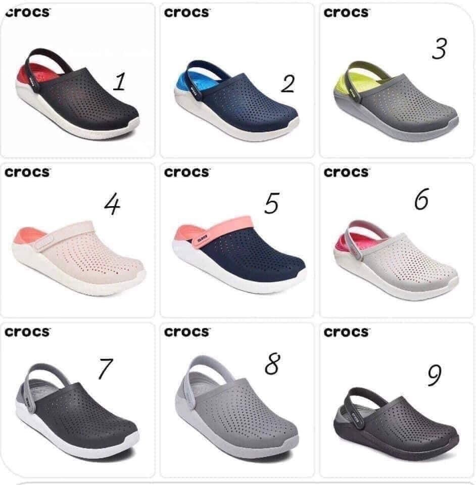 24HA146.22 - SỤC CROCS NAM NỮ MÙA HÈ