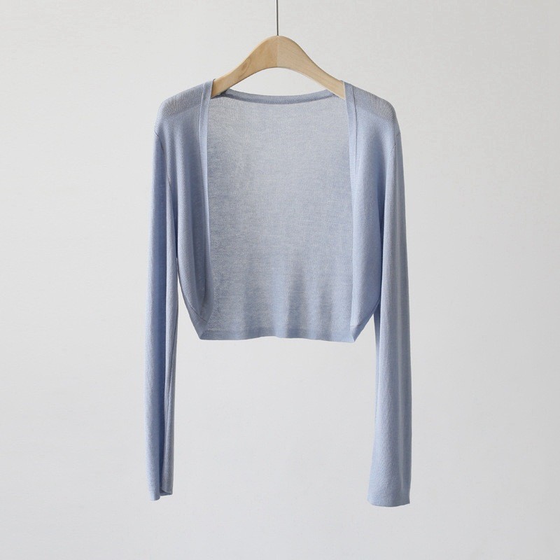 24HA266.03 - SET 2 ÁO CARDIGAN KHOÁC NGOÀI TƠ MỎNG