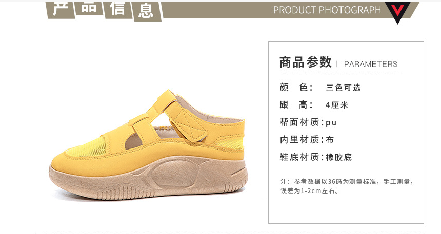 24HA156.25 - GIÀY VELCRO RỖNG LỖ CHO NỮ