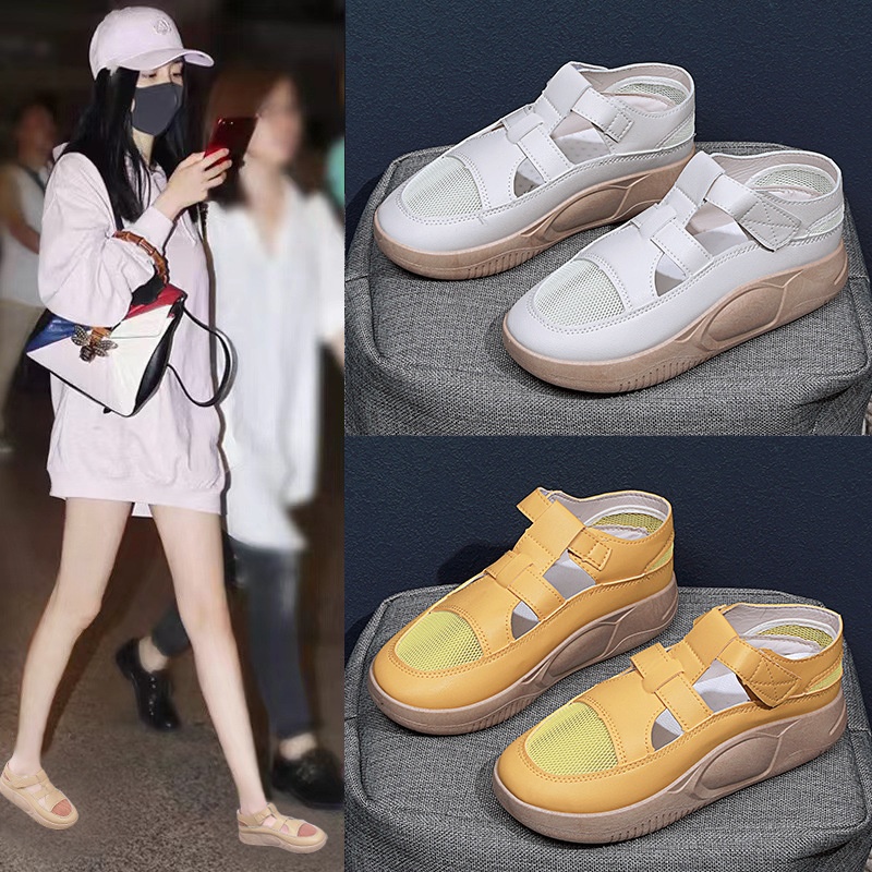 24HA156.25 - GIÀY VELCRO RỖNG LỖ CHO NỮ