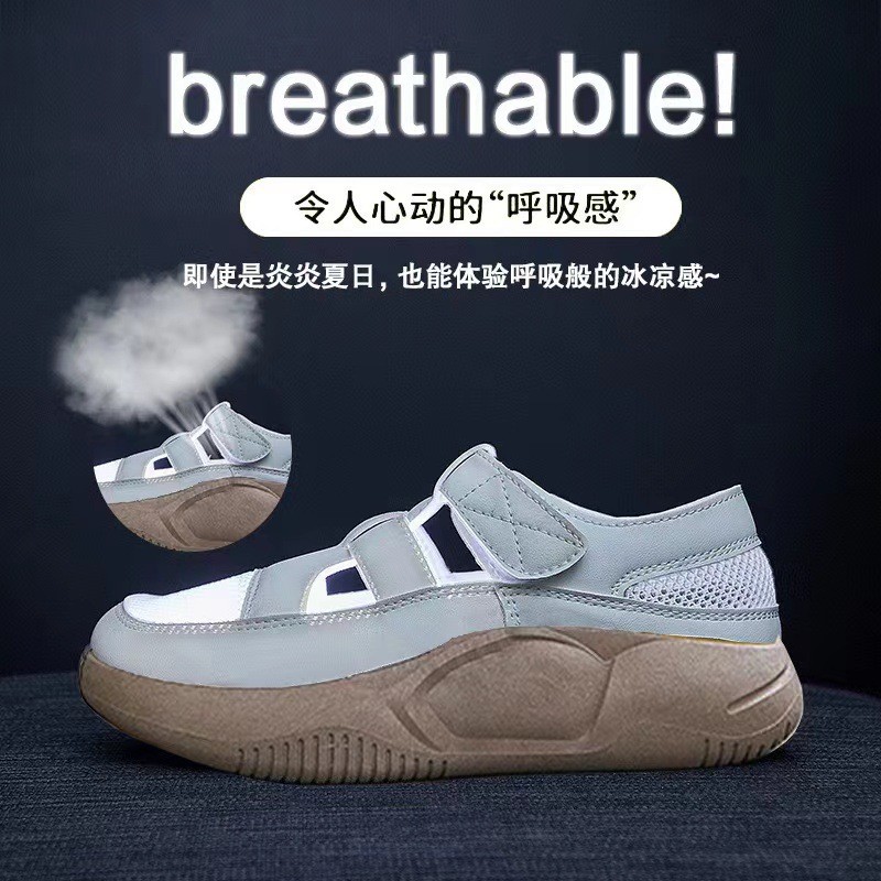24HA156.25 - GIÀY VELCRO RỖNG LỖ CHO NỮ
