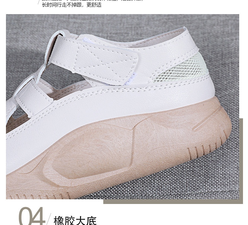 24HA156.25 - GIÀY VELCRO RỖNG LỖ CHO NỮ