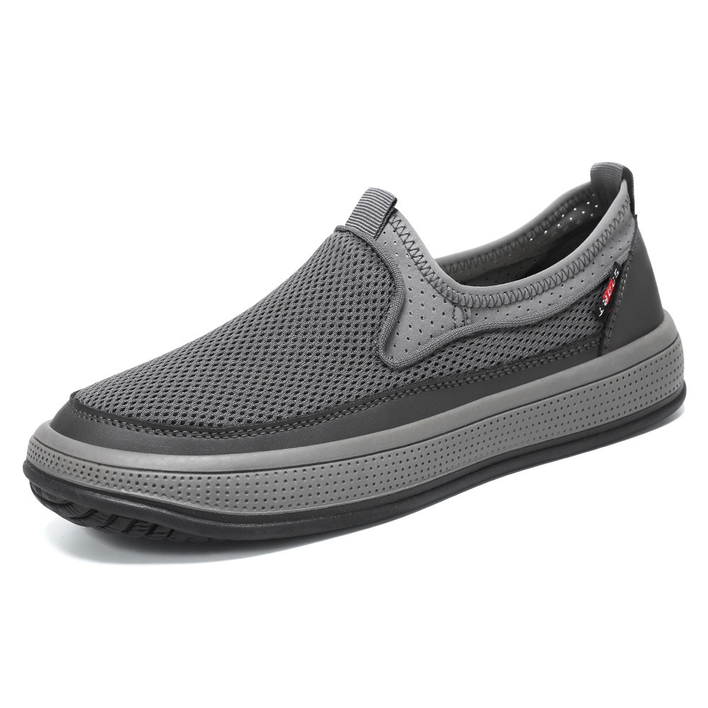24HA166.25 - GIÀY SLIP ON LƯỚI THOÁNG KHÍ NAM