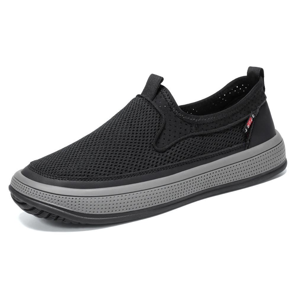 24HA166.25 - GIÀY SLIP ON LƯỚI THOÁNG KHÍ NAM