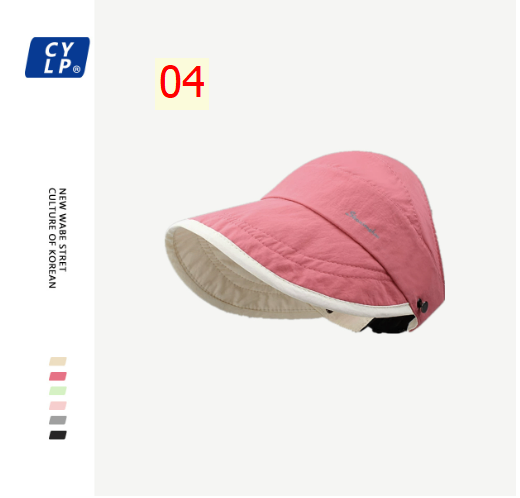 24HA166.22 - MŨ VẢI NỬA ĐẦU CHỐNG NẮNG NỮ