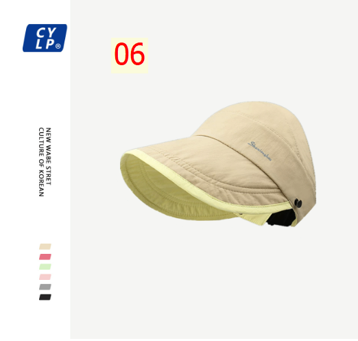 24HA166.22 - MŨ VẢI NỬA ĐẦU CHỐNG NẮNG NỮ