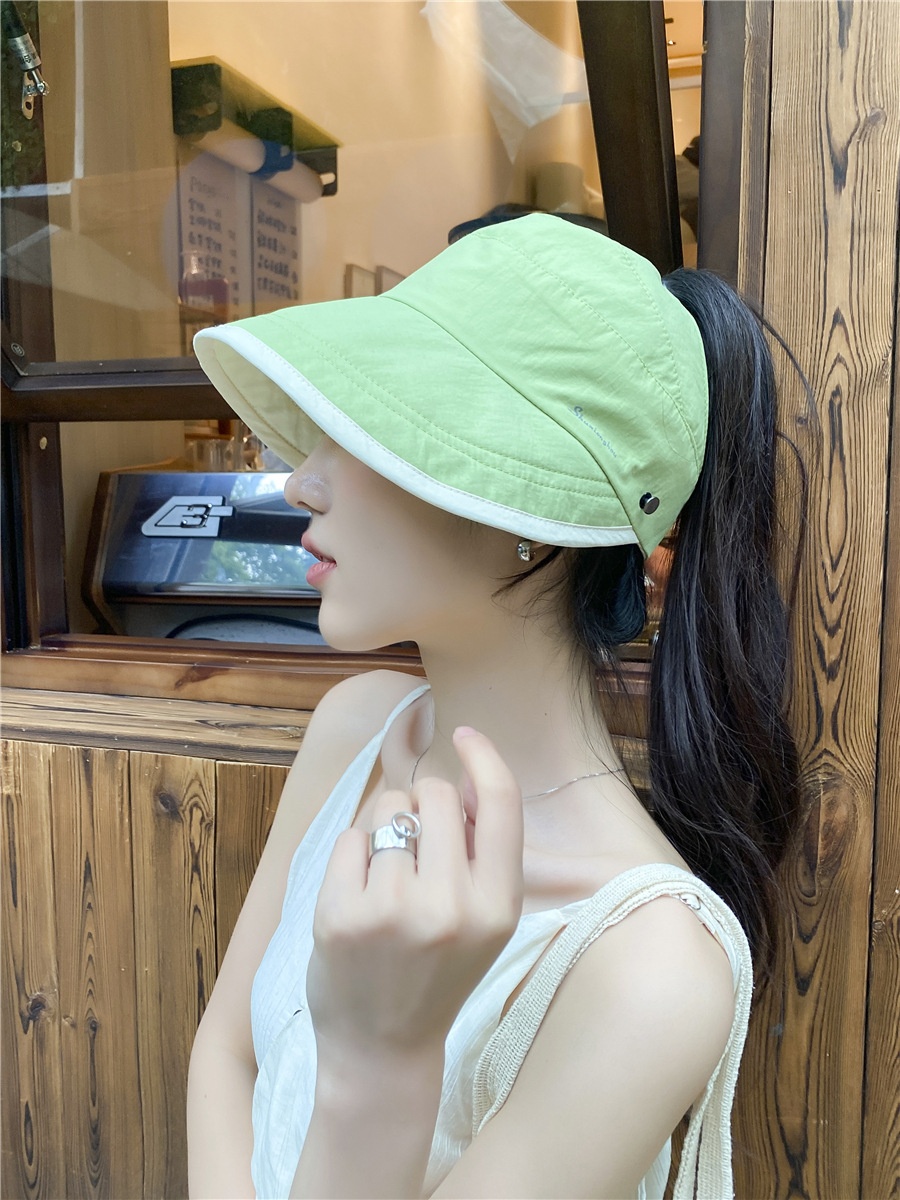 24HA166.22 - MŨ VẢI NỬA ĐẦU CHỐNG NẮNG NỮ