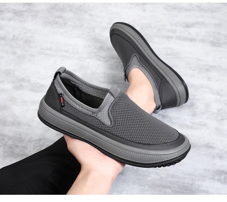 24HA166.25 - GIÀY SLIP ON LƯỚI THOÁNG KHÍ NAM