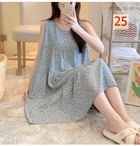 24HA176.11 - VÁY LANH LỤA SÁT NÁCH CHO NỮ