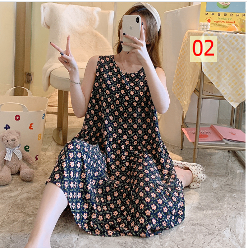 24HA176.11 - VÁY LANH LỤA SÁT NÁCH CHO NỮ