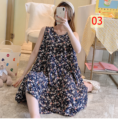 24HA176.11 - VÁY LANH LỤA SÁT NÁCH CHO NỮ
