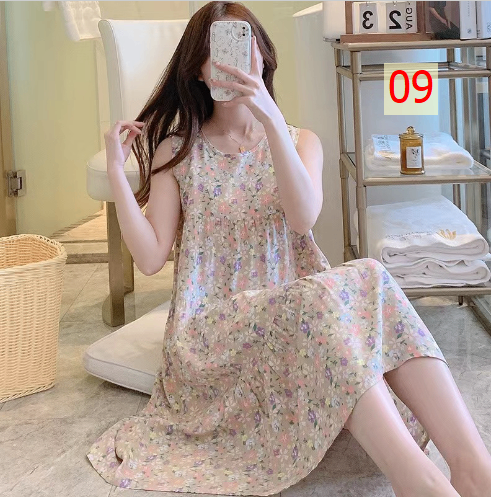 24HA176.11 - VÁY LANH LỤA SÁT NÁCH CHO NỮ