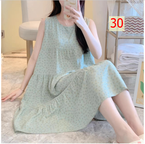 24HA176.11 - VÁY LANH LỤA SÁT NÁCH CHO NỮ