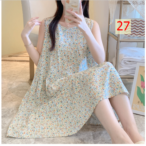 24HA176.11 - VÁY LANH LỤA SÁT NÁCH CHO NỮ