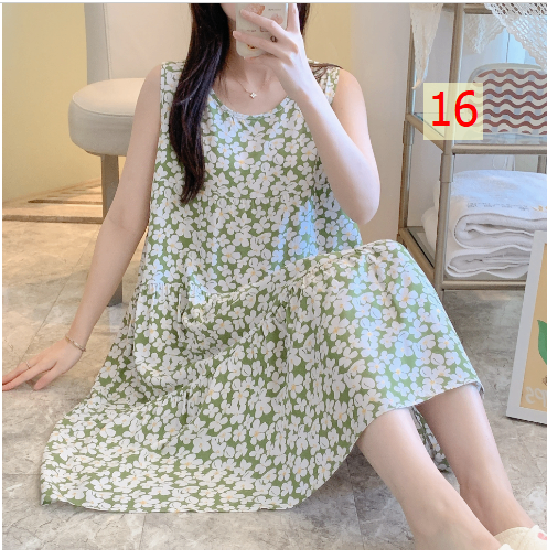 24HA176.11 - VÁY LANH LỤA SÁT NÁCH CHO NỮ