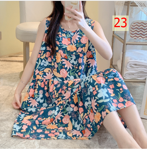24HA176.11 - VÁY LANH LỤA SÁT NÁCH CHO NỮ