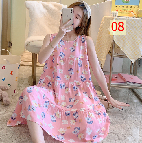 24HA176.11 - VÁY LANH LỤA SÁT NÁCH CHO NỮ