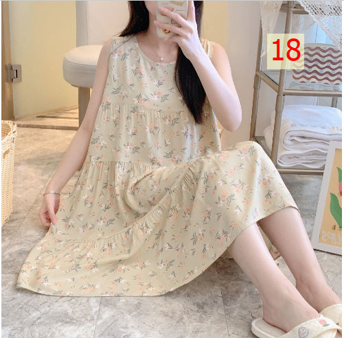 24HA176.11 - VÁY LANH LỤA SÁT NÁCH CHO NỮ