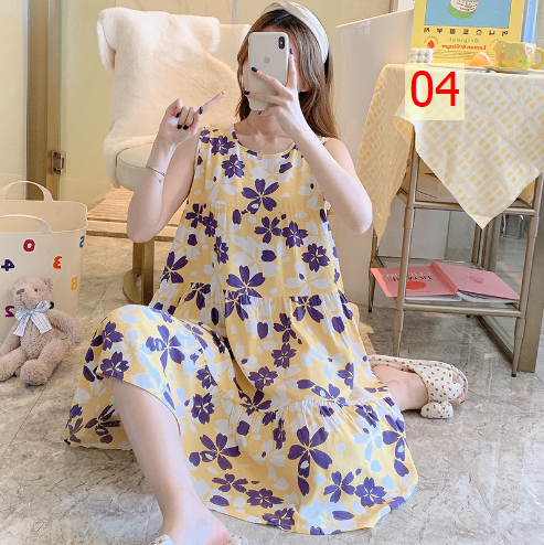 24HA176.11 - VÁY LANH LỤA SÁT NÁCH CHO NỮ