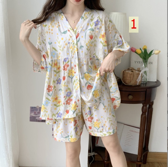24HH186.12 - BỘ MẶC NHÀ CHO NỮ CHẤT MÁT