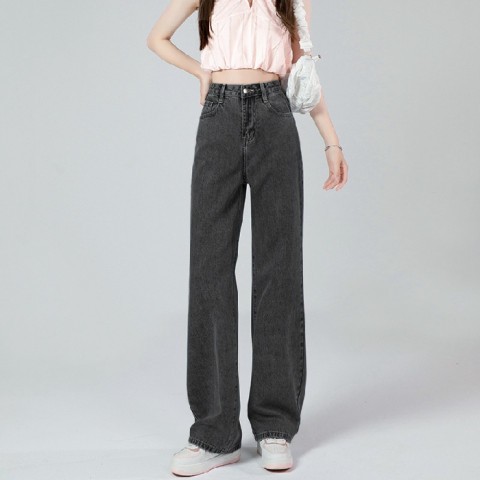 24HH186.11 - QUẦN JEANS SUÔNG HACK DÁNG