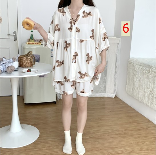 24HH186.12 - BỘ MẶC NHÀ CHO NỮ CHẤT MÁT