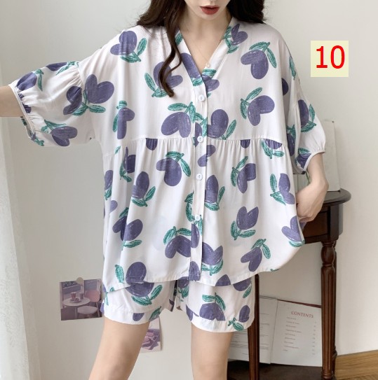 24HH186.12 - BỘ MẶC NHÀ CHO NỮ CHẤT MÁT