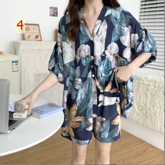 24HH186.12 - BỘ MẶC NHÀ CHO NỮ CHẤT MÁT