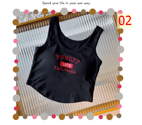 24HA196.32 - SET 2 ÁO CROP TOP NỮ
