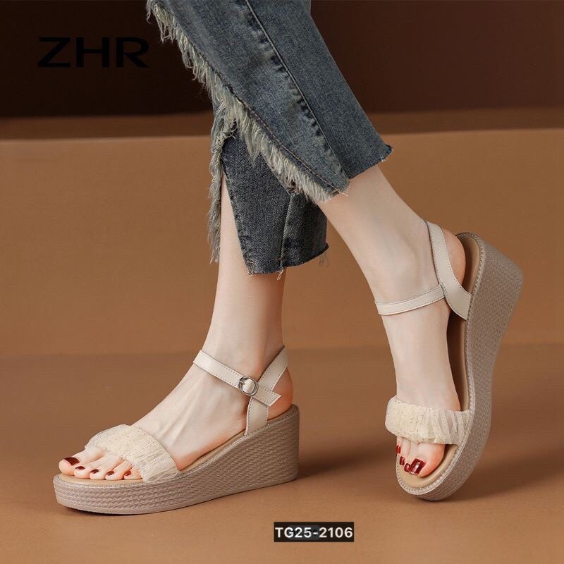24HA216.25 - SANDAL ĐẾ XUỒNG NHÀ ZHR