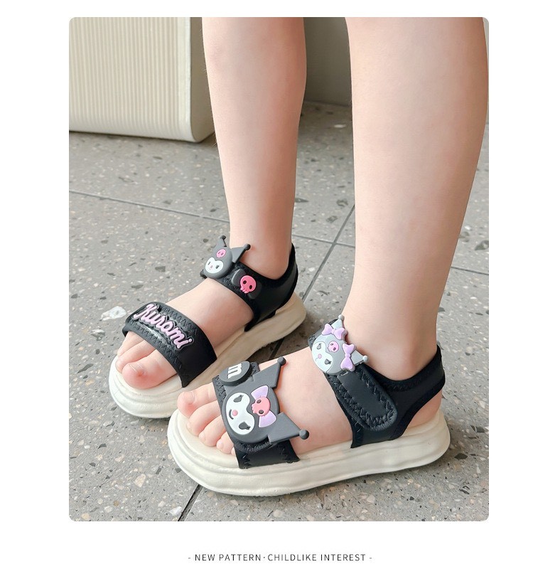 24HA216.08 - SANDAL KUROMI BÉ GÁI