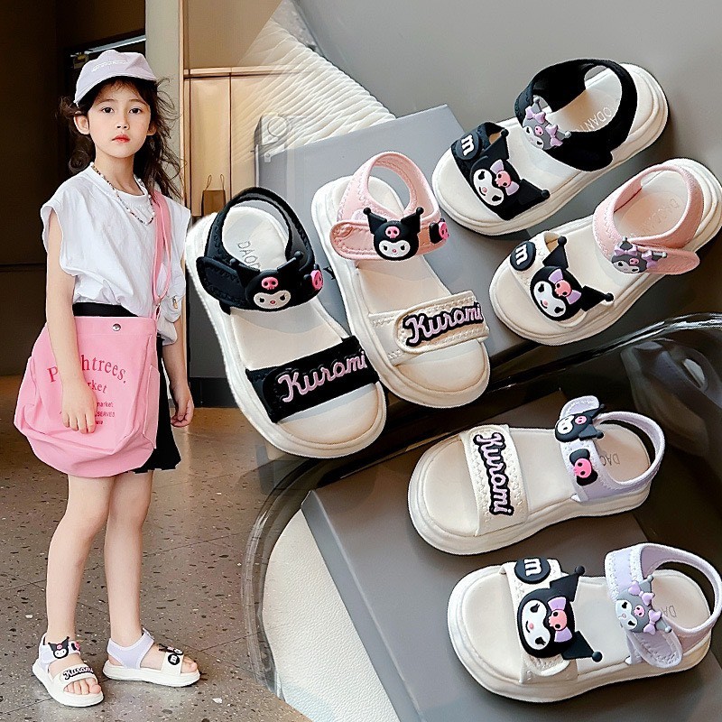 24HA216.08 - SANDAL KUROMI BÉ GÁI
