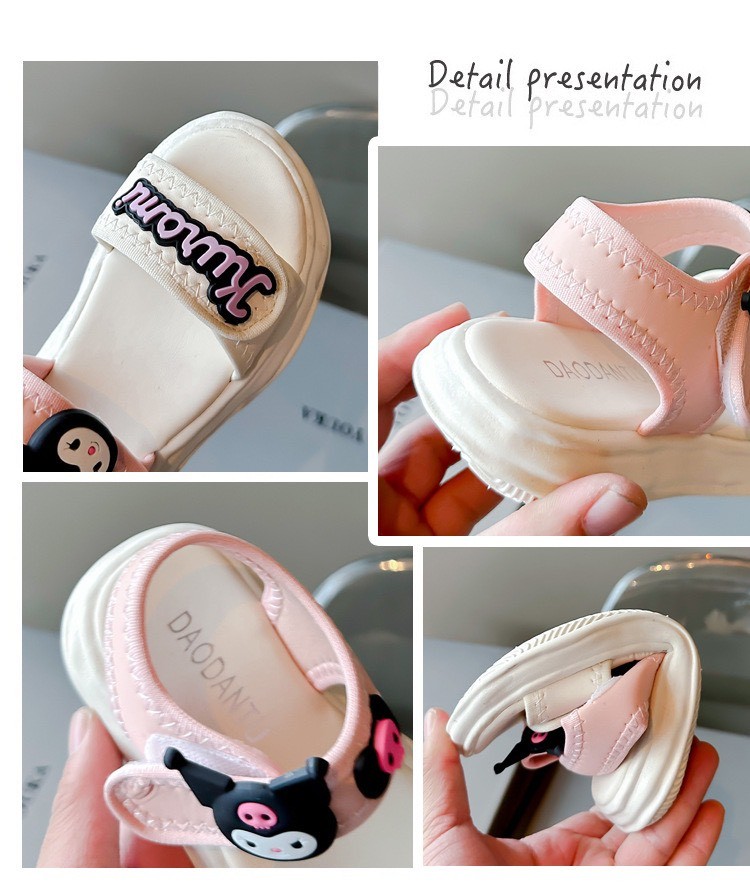 24HA216.08 - SANDAL KUROMI BÉ GÁI