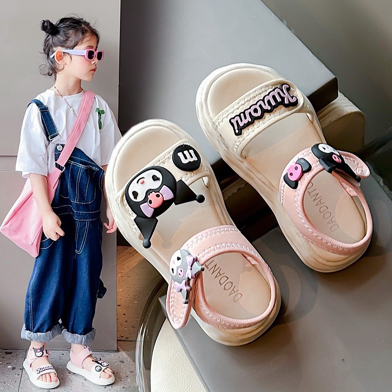 24HA216.08 - SANDAL KUROMI BÉ GÁI