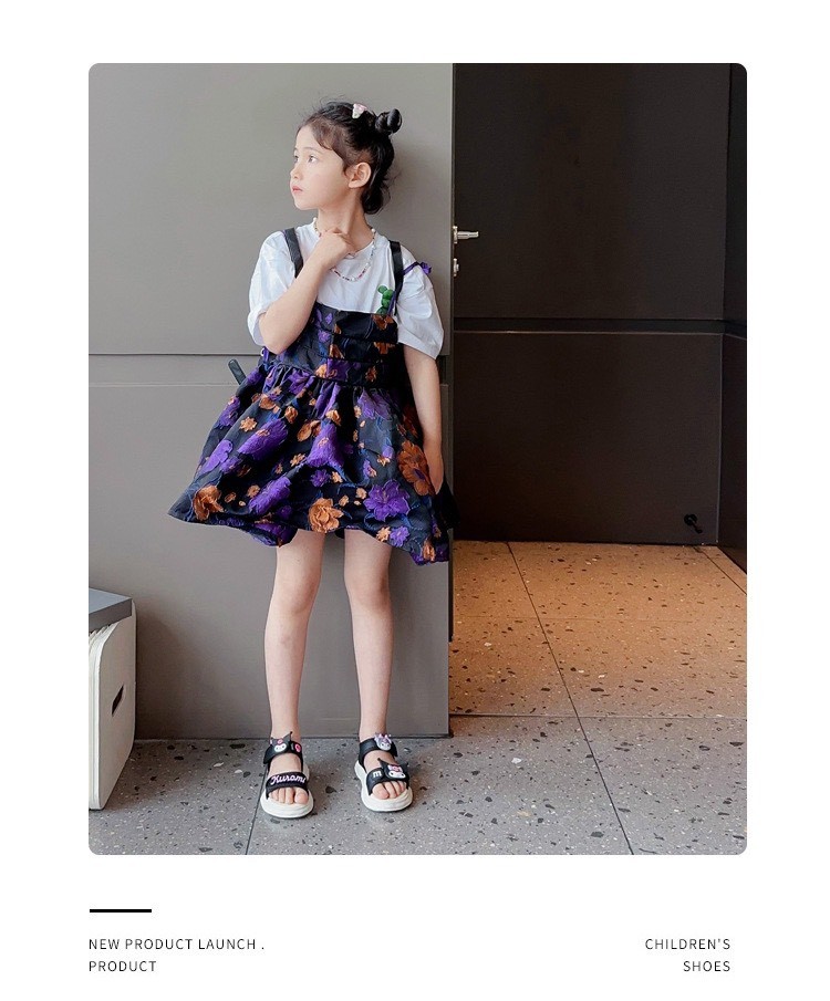 24HA216.08 - SANDAL KUROMI BÉ GÁI