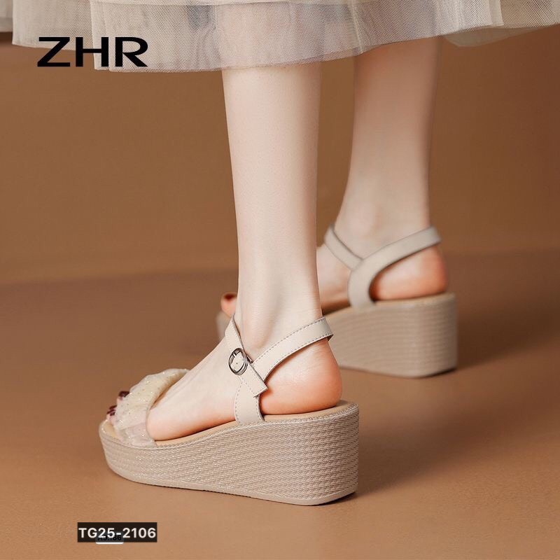 24HA216.25 - SANDAL ĐẾ XUỒNG NHÀ ZHR
