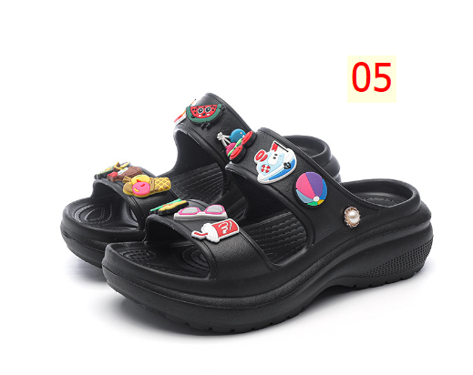 24HA226.32 - DÉP NỮ ĐẾ DÀY SIÊU NHẸ KÈM STICKER