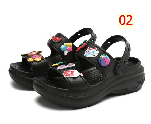 24HA226.32 - DÉP NỮ ĐẾ DÀY SIÊU NHẸ KÈM STICKER