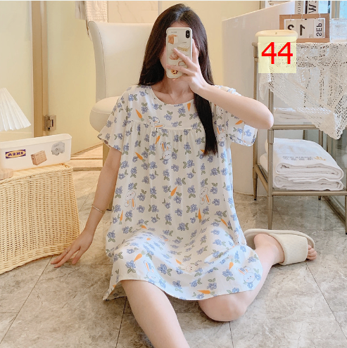 24HA226.25 - VÁY NGỦ LANH LỤA CHO NỮ