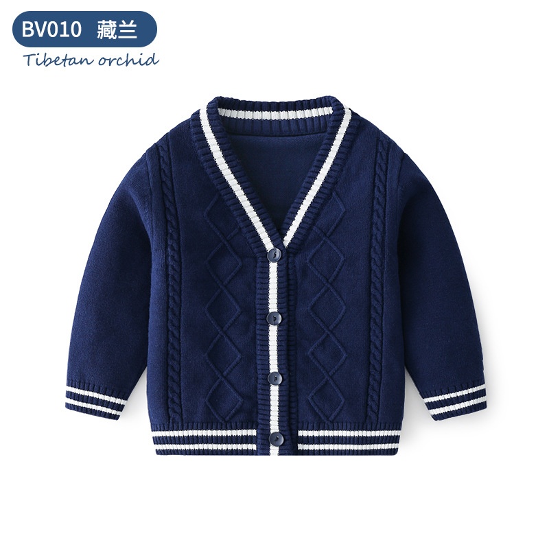 24HA226.23 - ÁO CARDIGAN LEN CHO BÉ