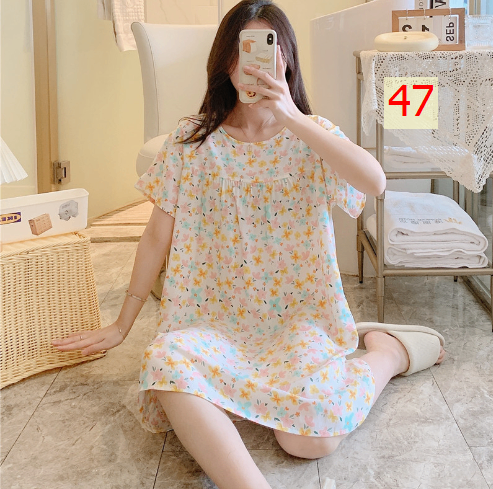 24HA226.25 - VÁY NGỦ LANH LỤA CHO NỮ