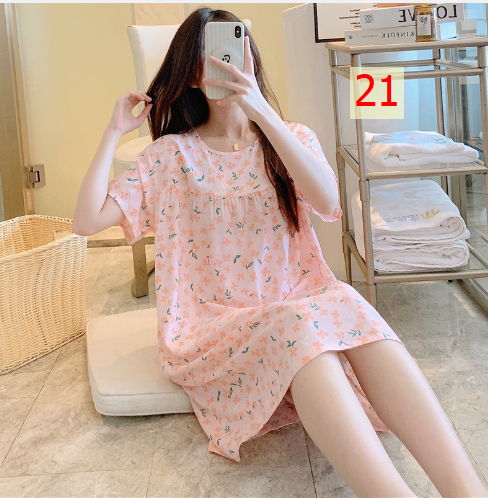 24HA226.25 - VÁY NGỦ LANH LỤA CHO NỮ