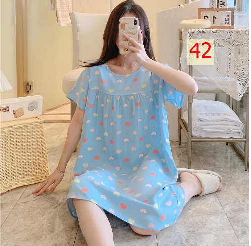 24HA226.25 - VÁY NGỦ LANH LỤA CHO NỮ