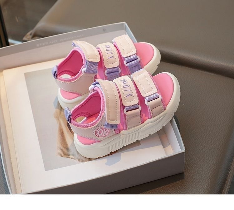 24HA226.03 - SANDAL 2 MÀU CHO BÉ GÁI